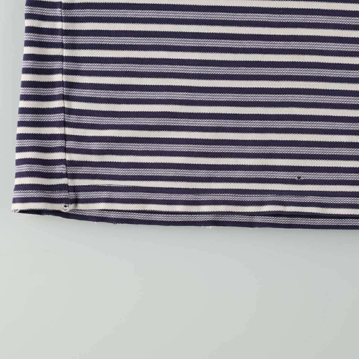 古着 80年代 ラルフローレン Ralph Lauren CHAPS チャップス 半袖 ボーダーTシャツ メンズXL相当 /eaa661074 【中古】 【260815】