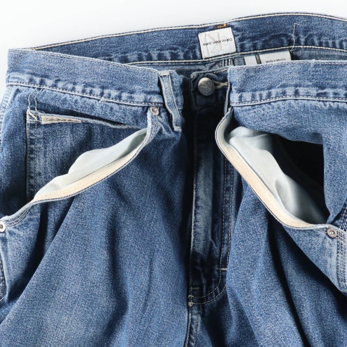 古着 90～00年代 カルバンクライン Calvin klein JEANS デニムペインターショーツ ハーフパンツ メンズw34相当 ヴィンテージ /eaa661861 【中古】 【260724】 【GR-NV】