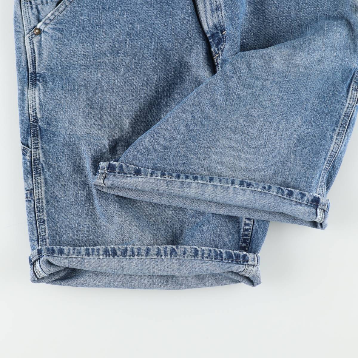 古着 リー Lee DUNGAREES デニムペインターショーツ ハーフパンツ メンズw34相当 /eaa661874 【中古】 【260725】
