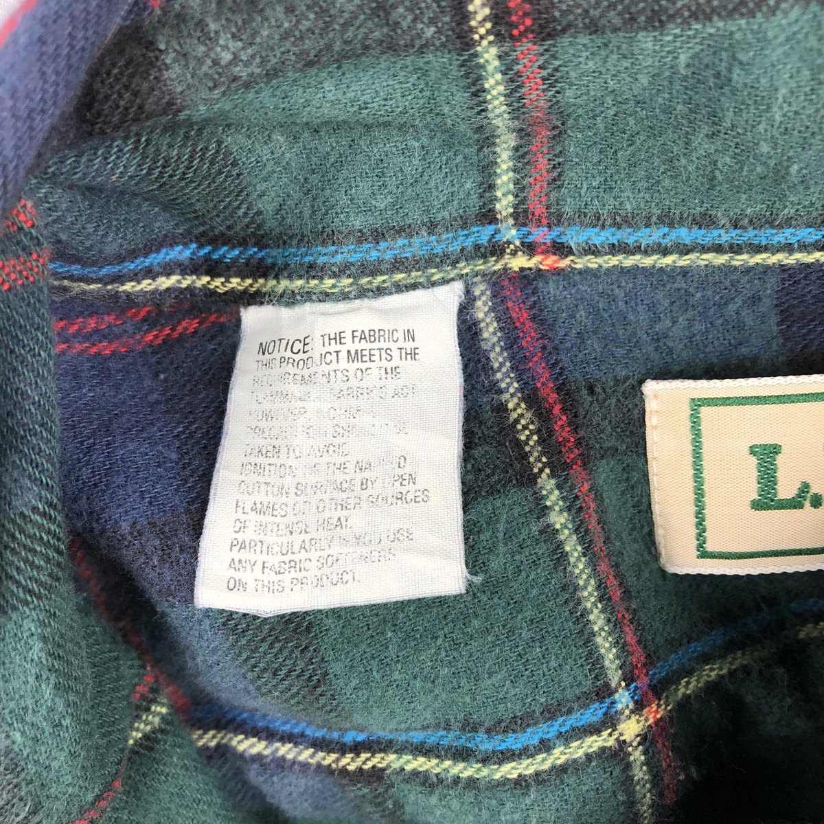 古着 80～90年代 エルエルビーン L.L.Bean 長袖 ボタンダウン ライトネルチェックシャツ メンズXL相当 ヴィンテージ /eaa662107 【中古】 【260807】