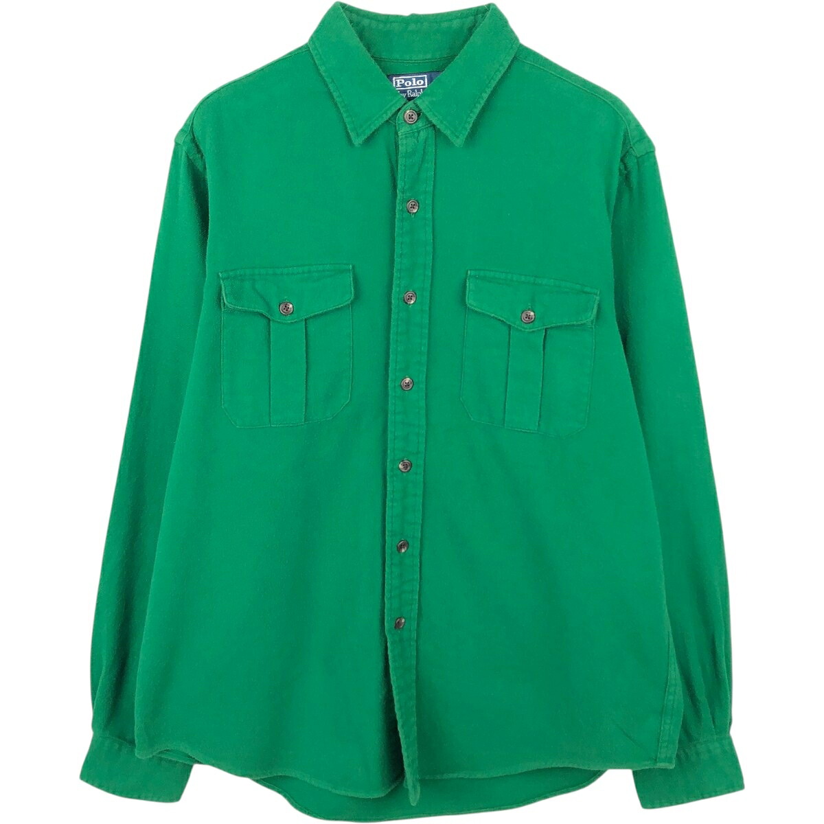 Ralph Lauren/ラルフローレン POLO by Ralph Lauren 長袖 シャモアクロスシャツ