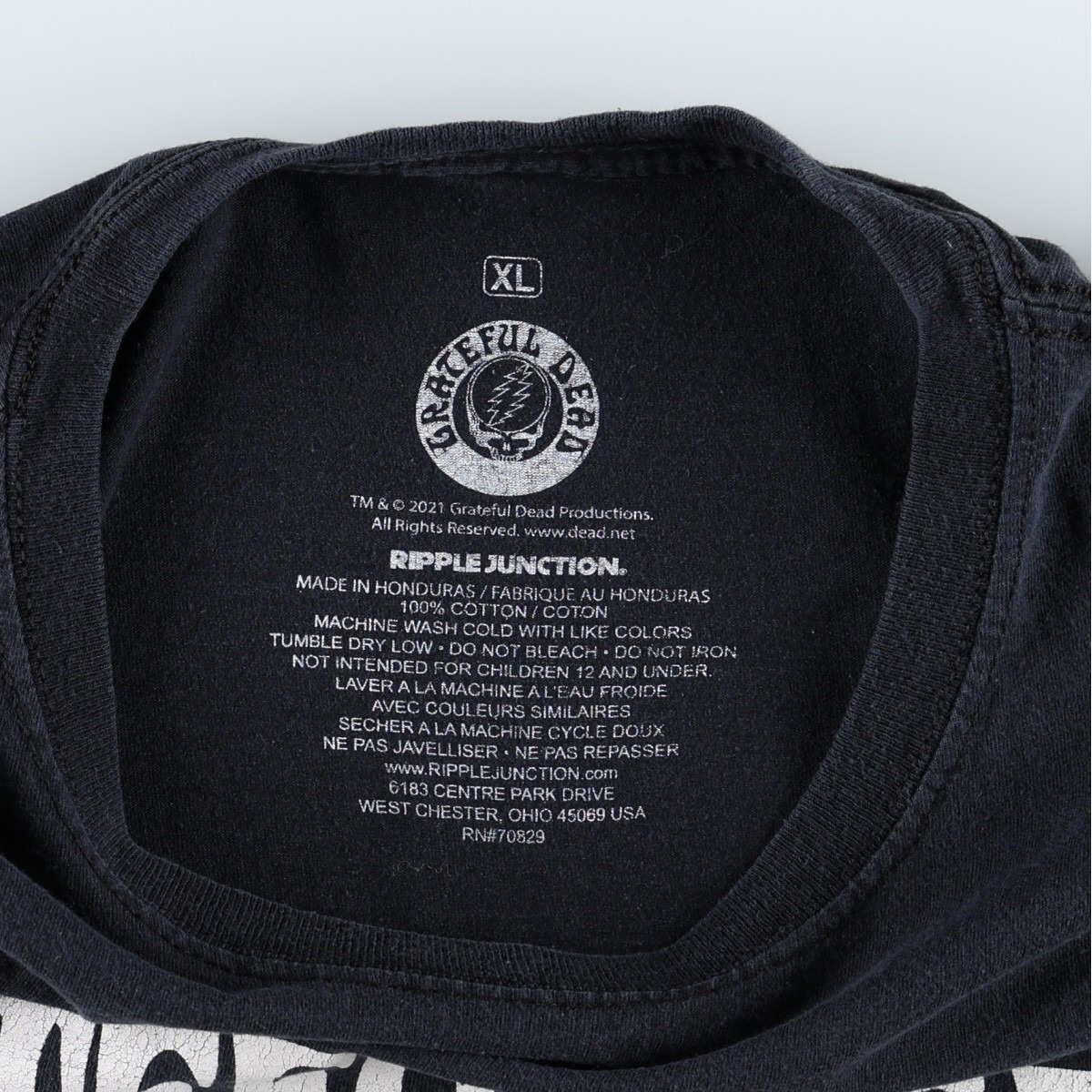 古着 GRATEFUL DEAD グレイトフルデッド DEAD BEAR デッドベアー バンドTシャツ バンT メンズXL相当 /eaa662221 【中古】 【260827】