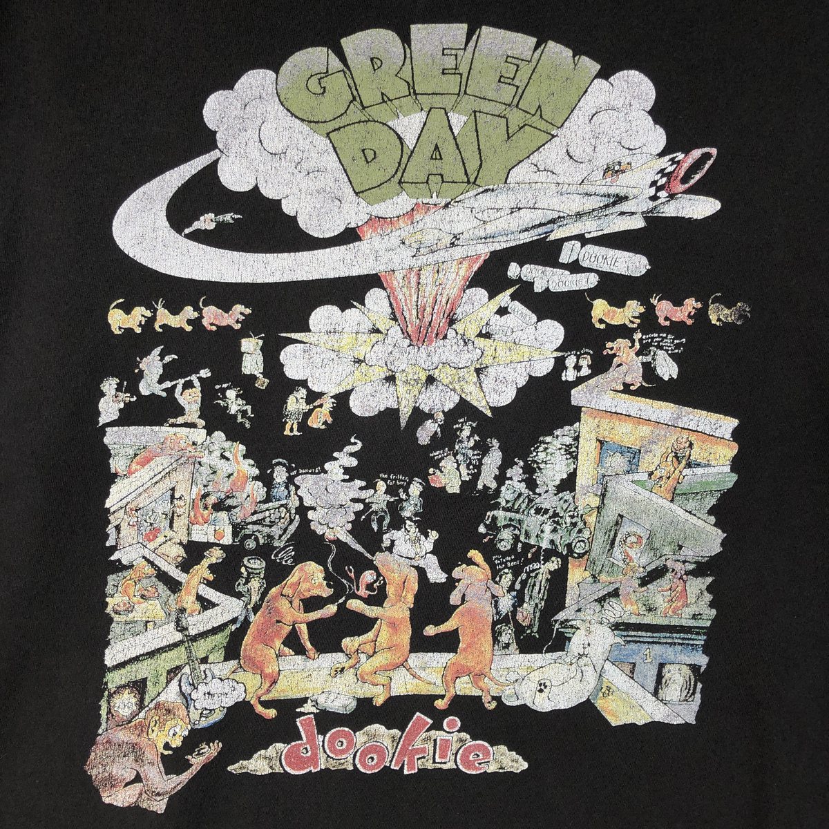 古着 GREEN DAY グリーンデイ バンドTシャツ バンT メンズXL相当 /eaa662365 【中古】 【260828】