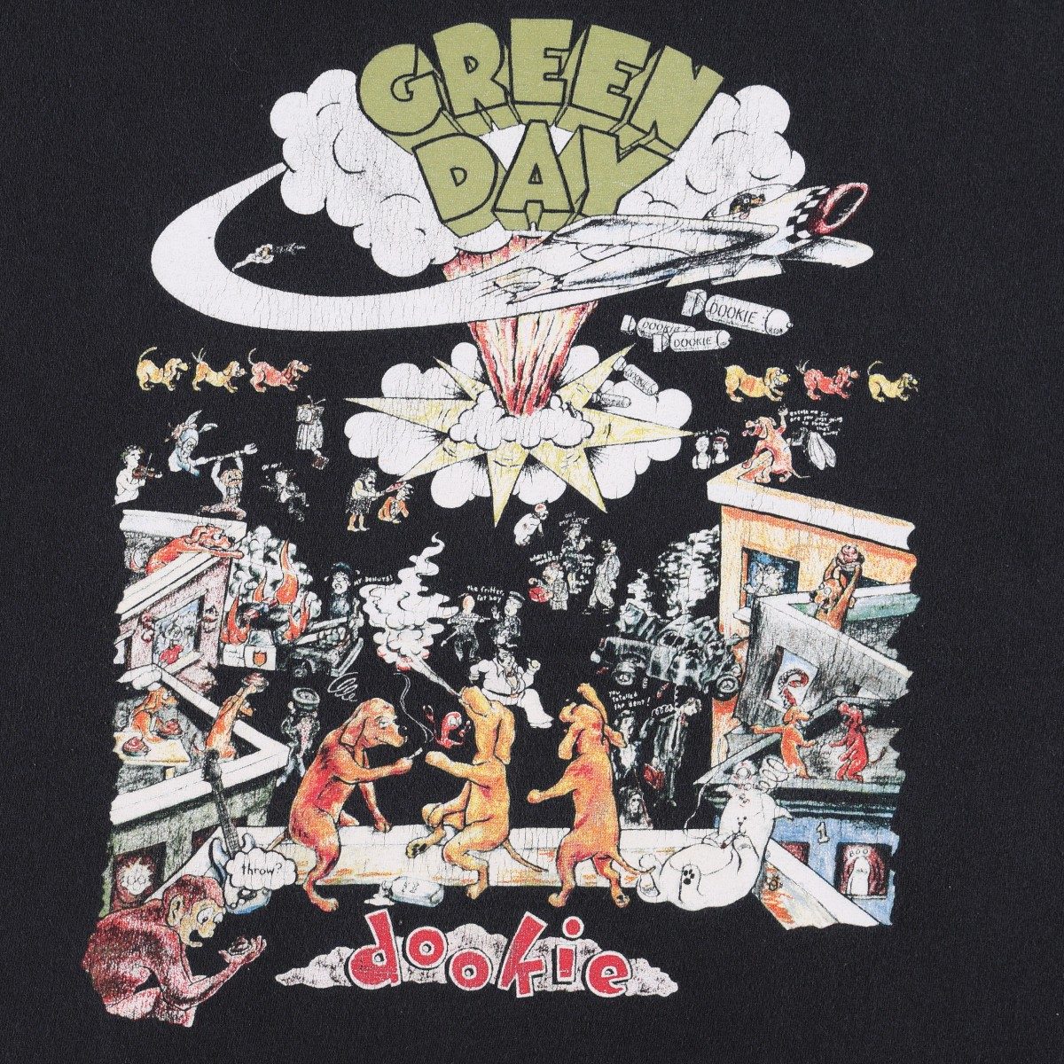 古着 GREEN DAY グリーンデイ バンドTシャツ バンT メンズXL相当 /eaa662369 【中古】 【260827】