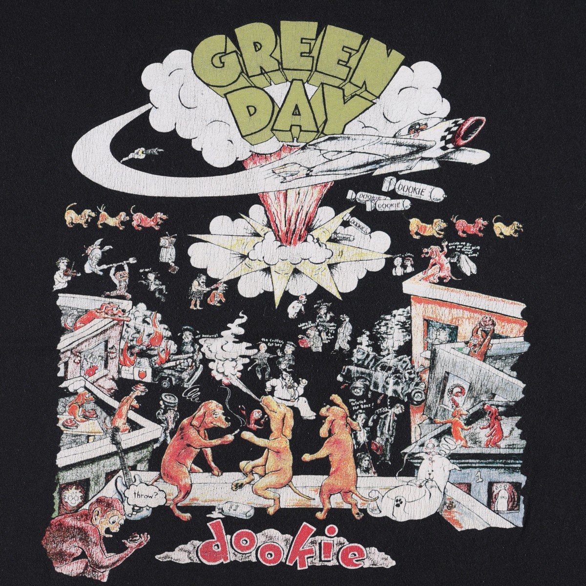 古着 GREEN DAY グリーンデイ バンドTシャツ バンT メンズM相当 /eaa662370 【中古】 【260827】