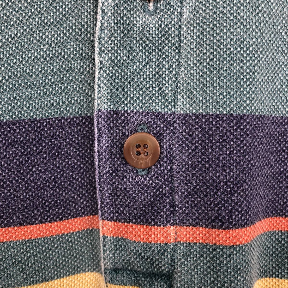 GAP/ギャップ オールドギャップ 長袖 ボーダー ポロシャツ