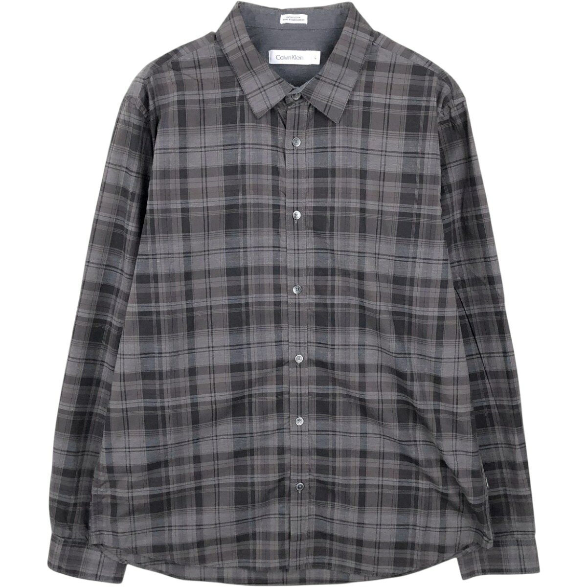 Calvin klein/カルバンクライン 長袖 コットンチェックシャツ