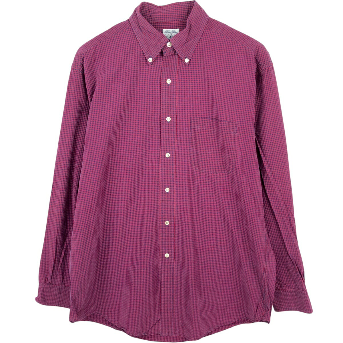 Brooks Brothers/ブルックスブラザーズ Est.1818 SPORT SHIRT 長袖 ボタンダウンチェックシャツ