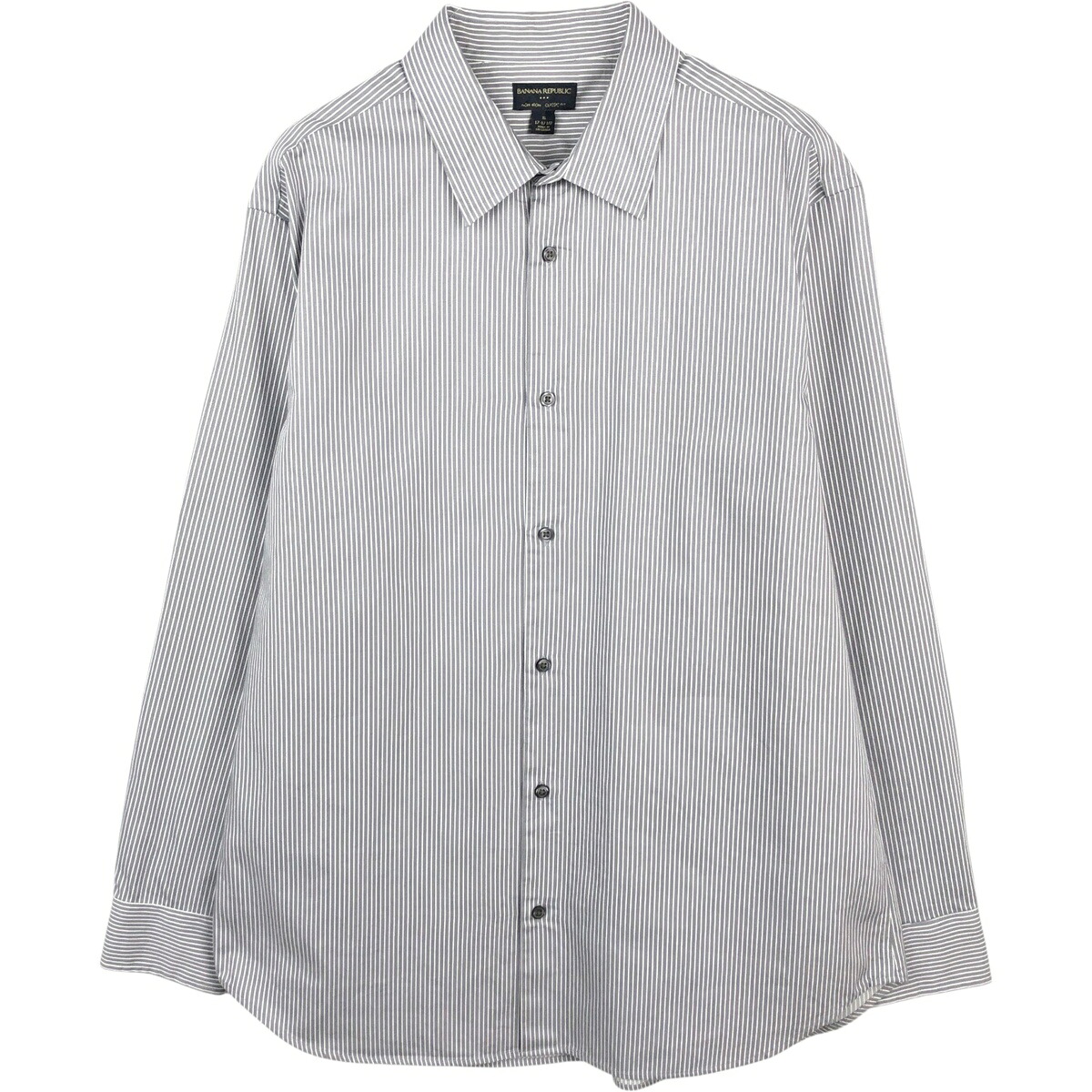 BANANA REPUBLIC/バナナリパブリック 長袖 コットンストライプシャツ
