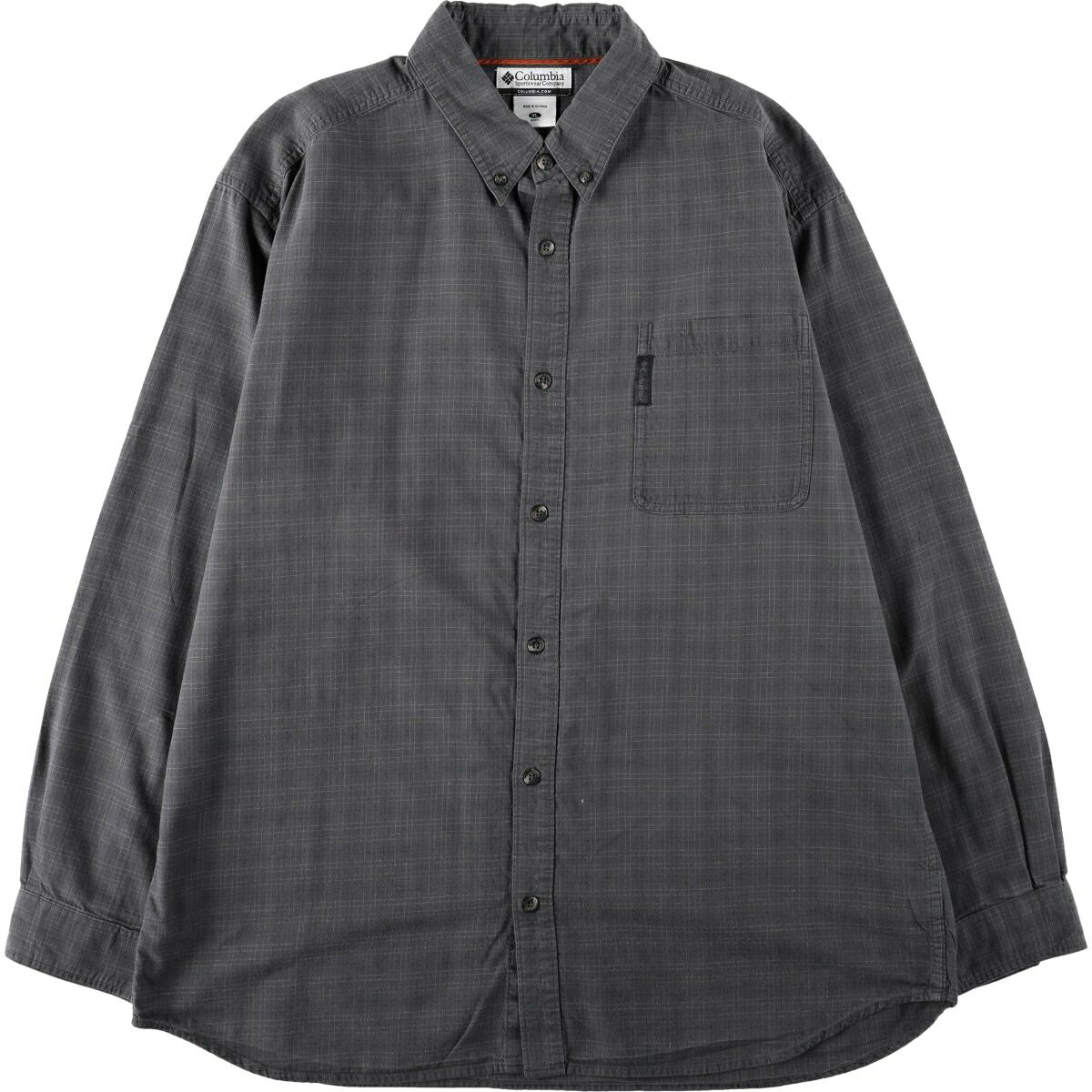 Columbia/コロンビア 長袖 ボタンダウンチェックシャツ