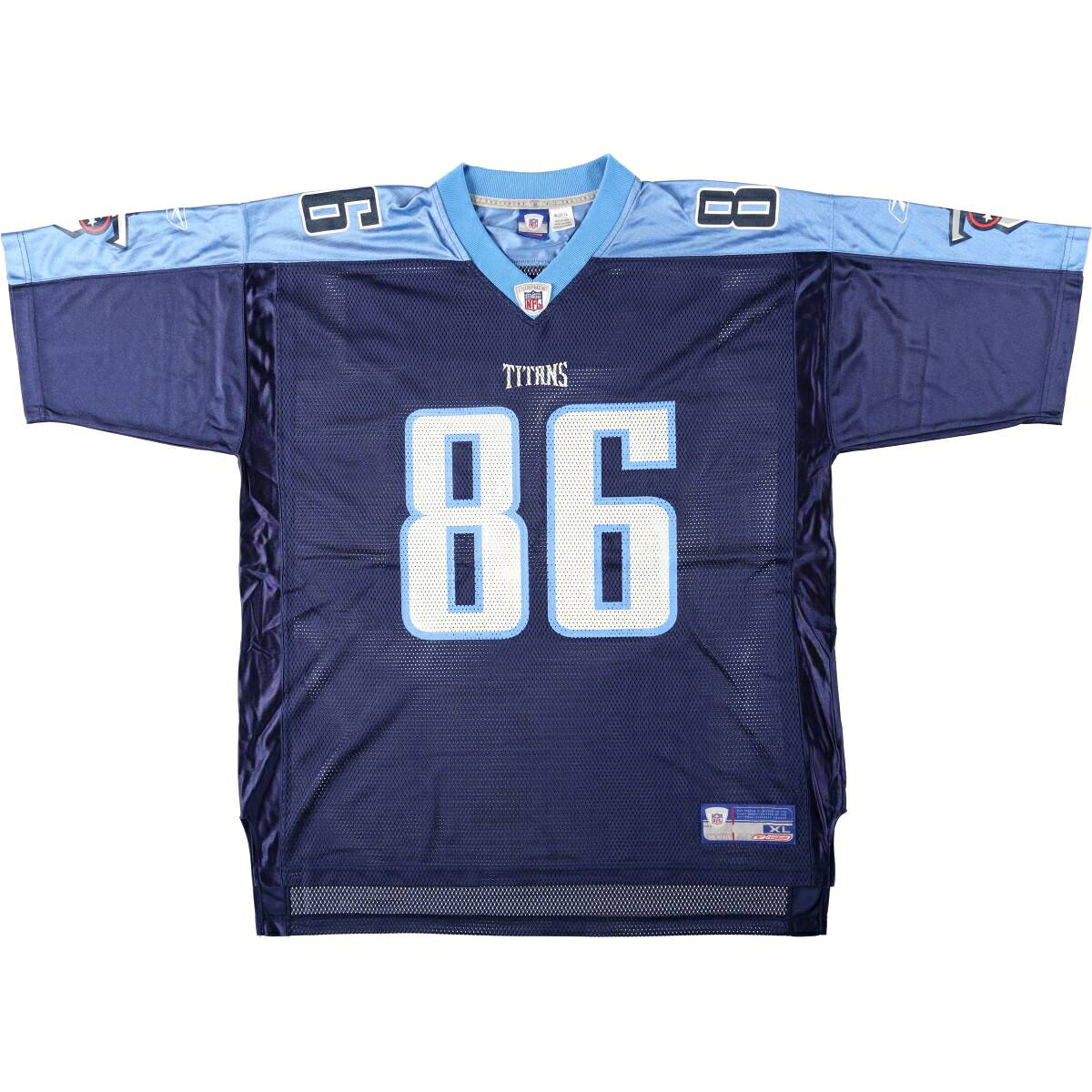 Reebok/リーボック NFL TENNESSEE TITANS テネシー タイタンズ ゲームシャツ フットボールシャツ