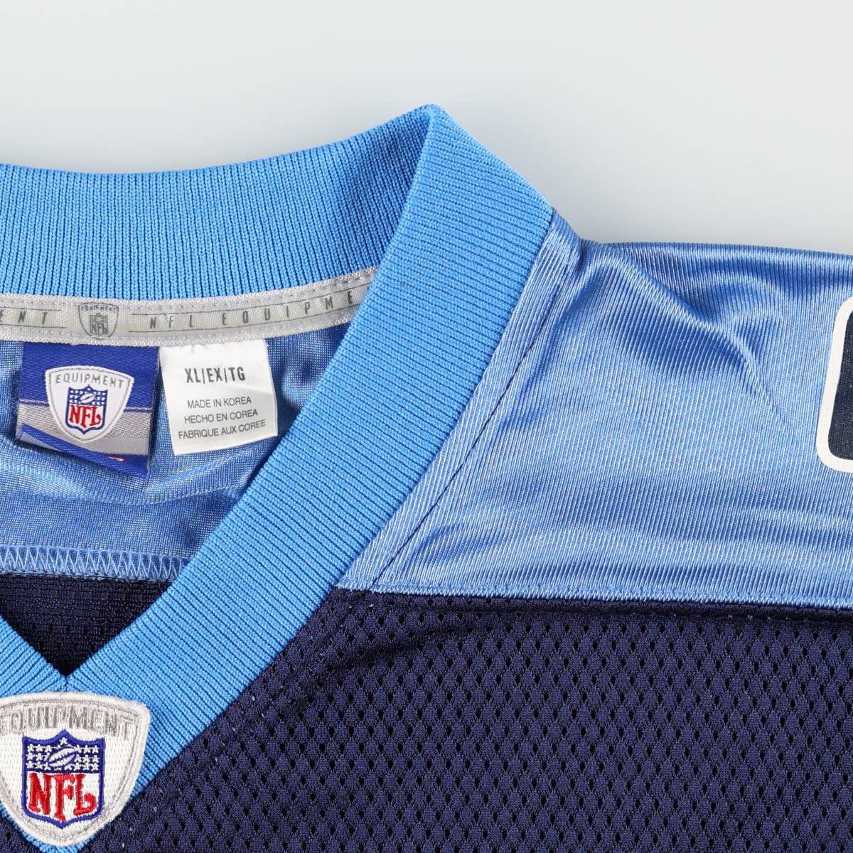 Reebok/リーボック NFL TENNESSEE TITANS テネシー タイタンズ ゲームシャツ フットボールシャツ