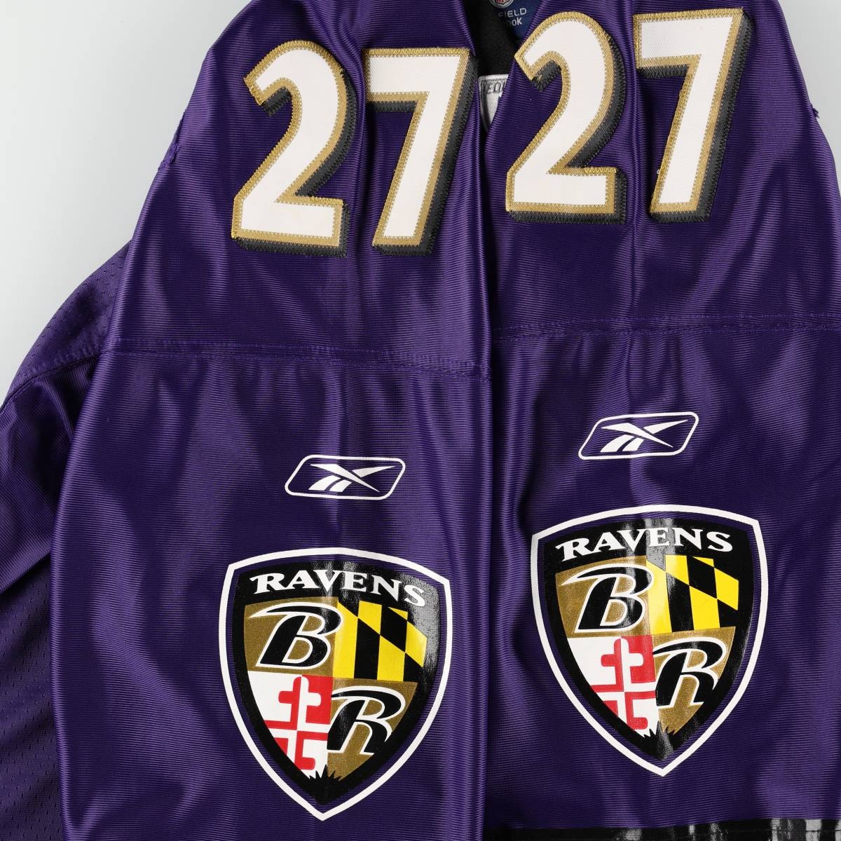 Reebok/リーボック ONFIELD NFL BALTIMORE RAVENS ボルチモアレイブンズ ゲームシャツ フットボールシャツ