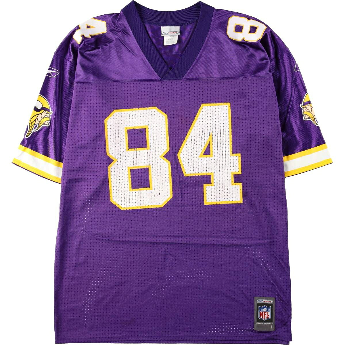 Reebok/リーボック NFL MINNESOTA VIKINGS ミネソタバイキングス ゲームシャツ フットボールシャツ