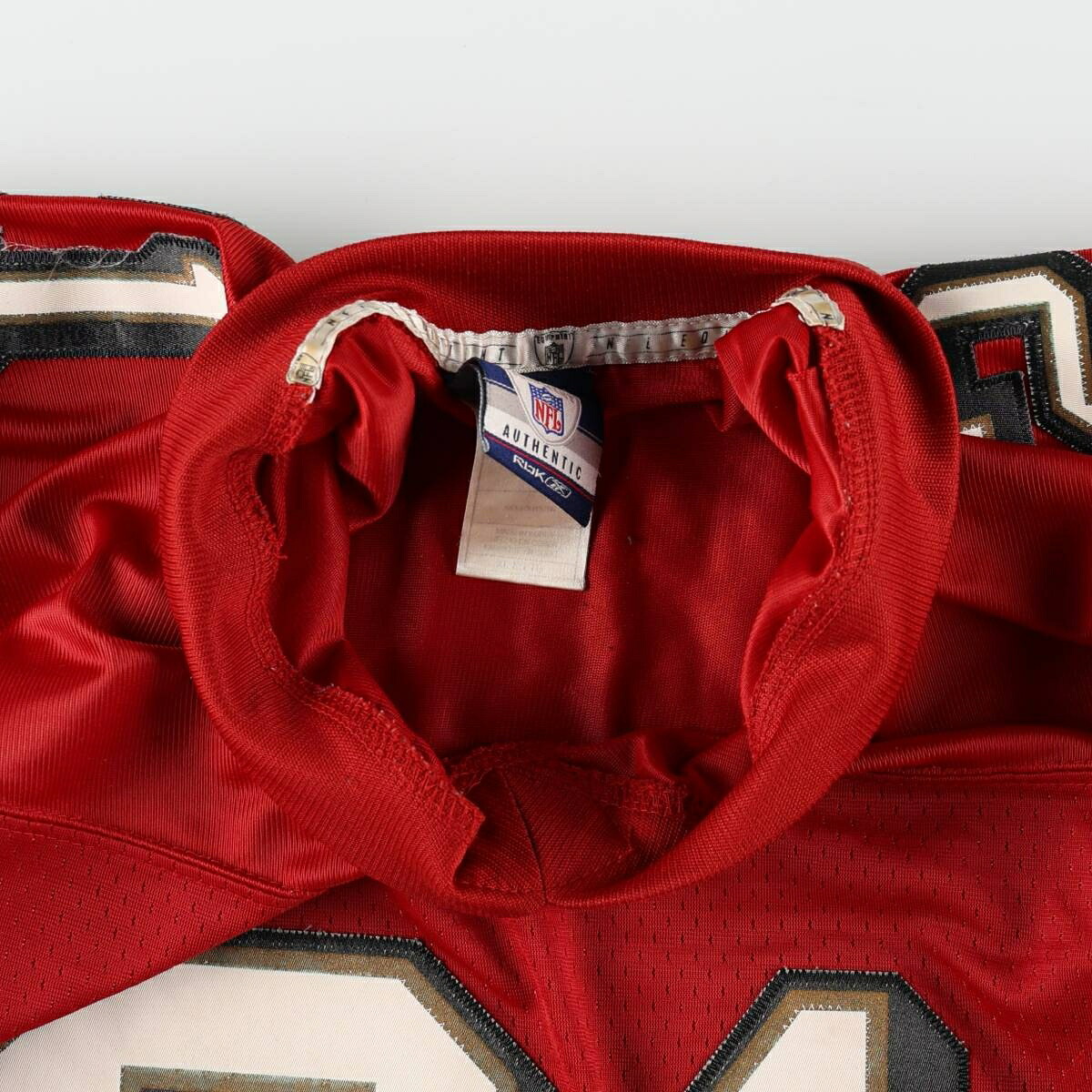 Reebok/リーボック NFL SAN FRANCISCO 49ERS サンフランシスコ フォーティーナイナーズ ゲームシャツ フットボールシャツ