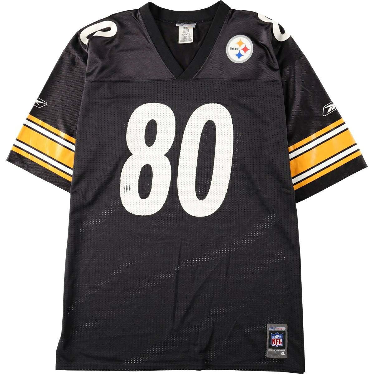 Reebok/リーボック NFL PITTSBURGH  STEELERS ピッツバーグスティーラーズ フットボール七分袖Tシャツ