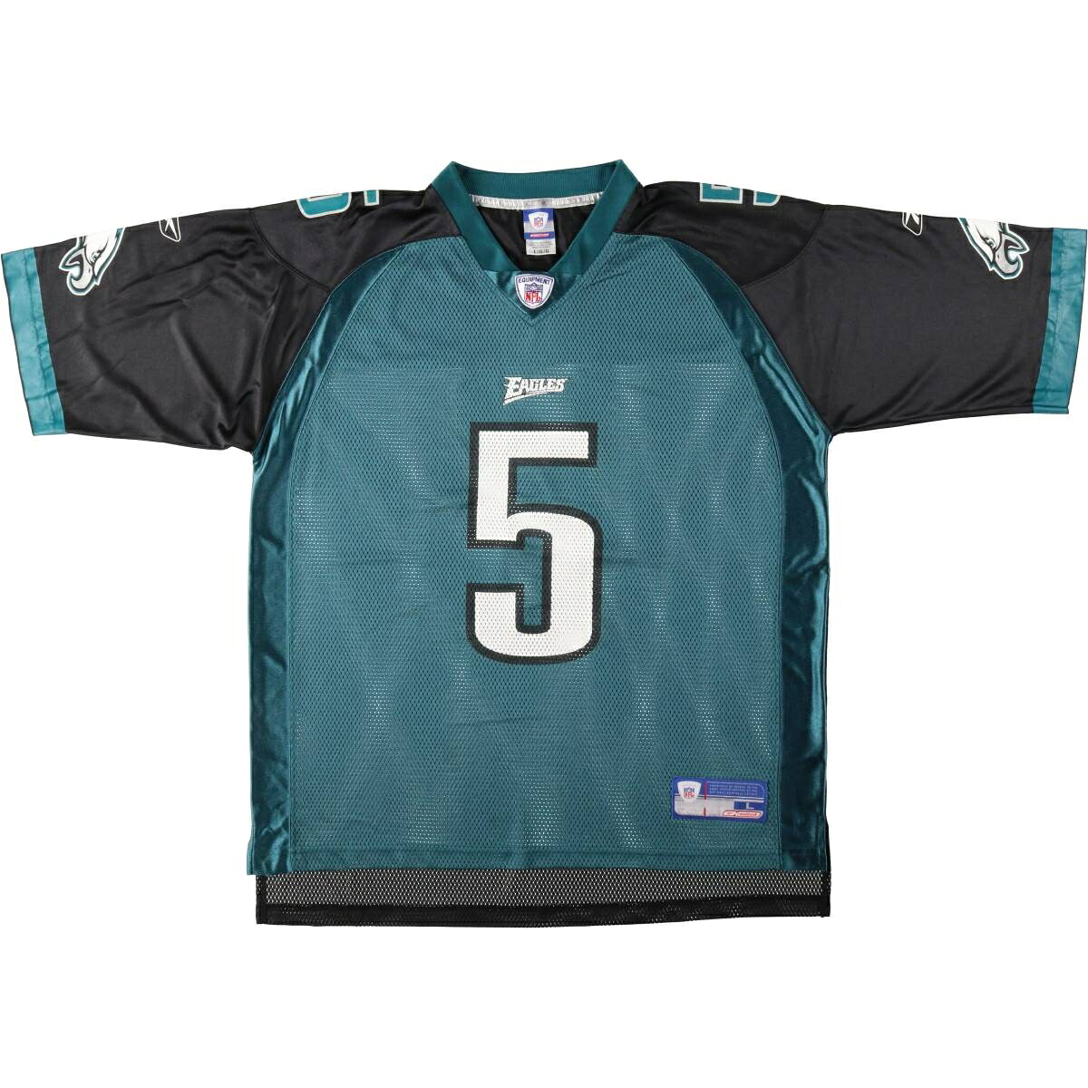 Reebok/リーボック NFL PHILADELPHIA EAGLES フィラデルフィアイーグルス フットボール七分袖Tシャツ