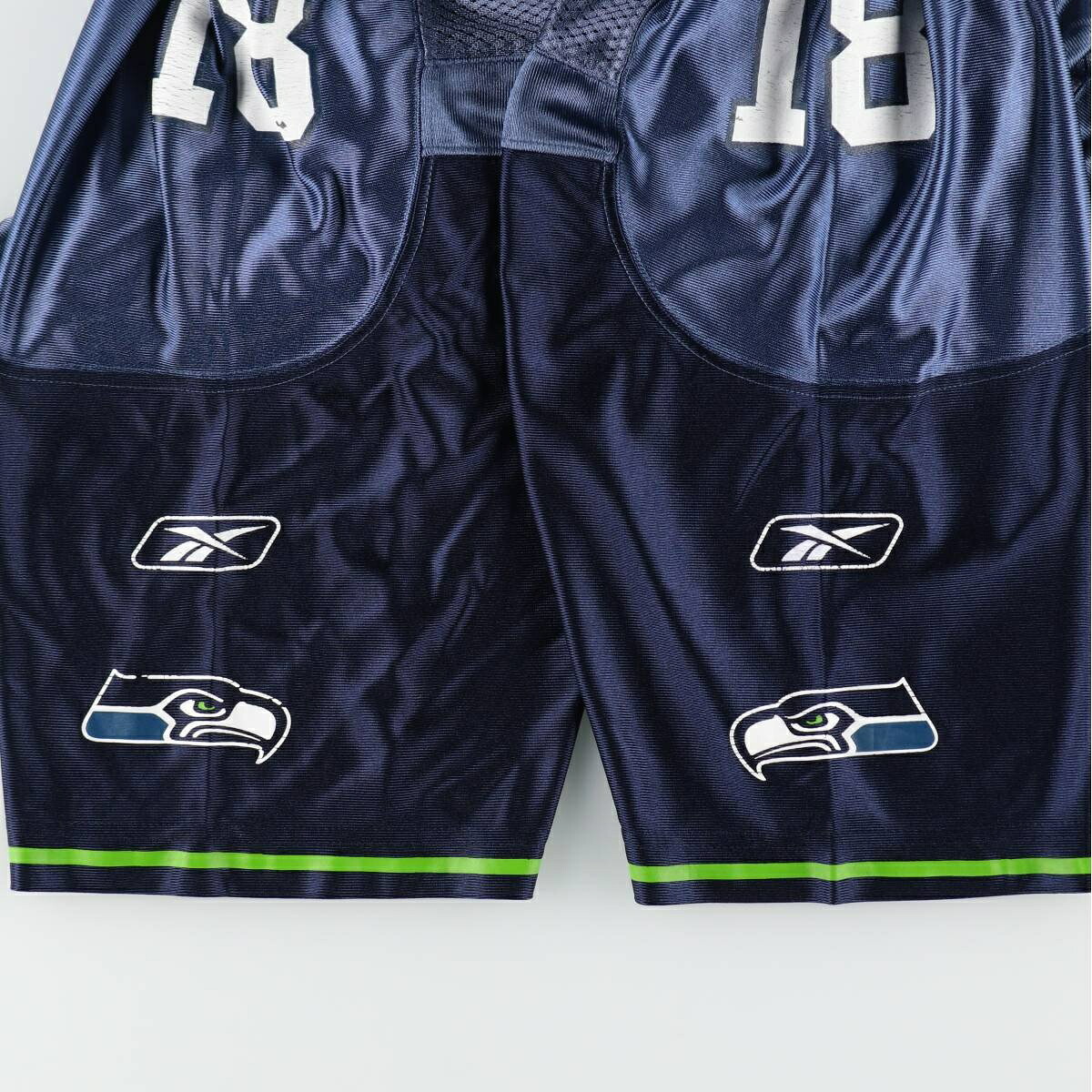 Reebok/リーボック NFL SEATTLE SEAHAWKS シアトルシーホークス フットボール七分袖Tシャツ