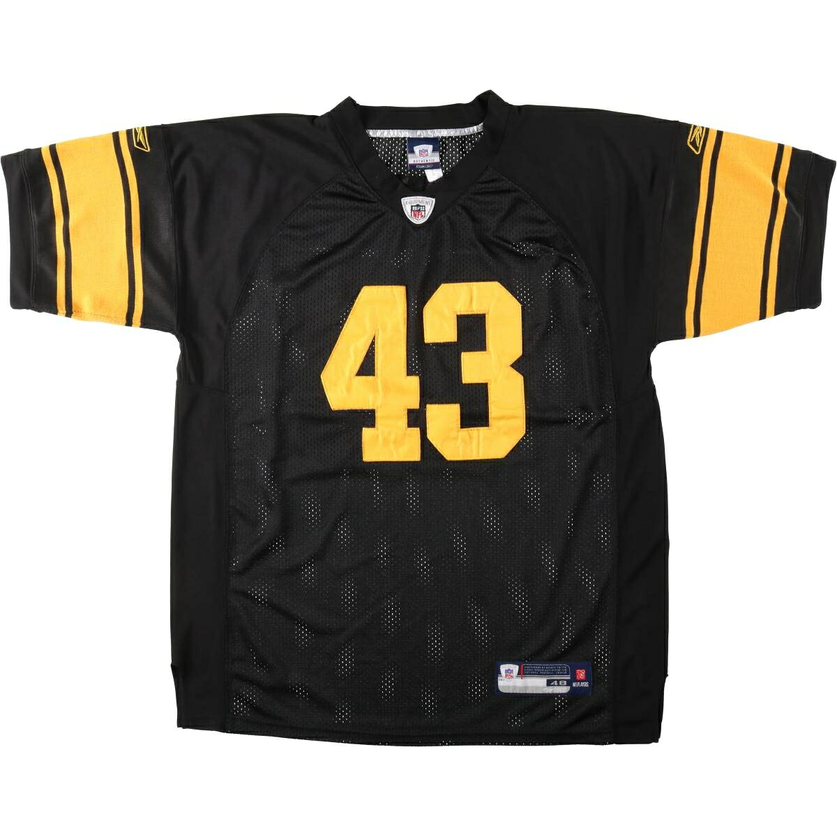 Reebok/リーボック NFL PITTSBURGH  STEELERS ピッツバーグスティーラーズ フットボール七分袖Tシャツ