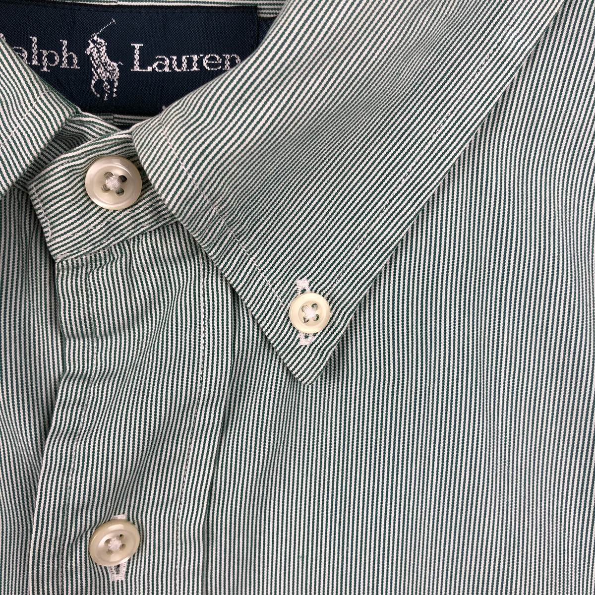 古着 ラルフローレン Ralph Lauren CLASSIC FIT クラシックフィット 長袖 ボタンダウンストライプシャツ メンズXL相当 /eaa662708 【中古】 【260822】