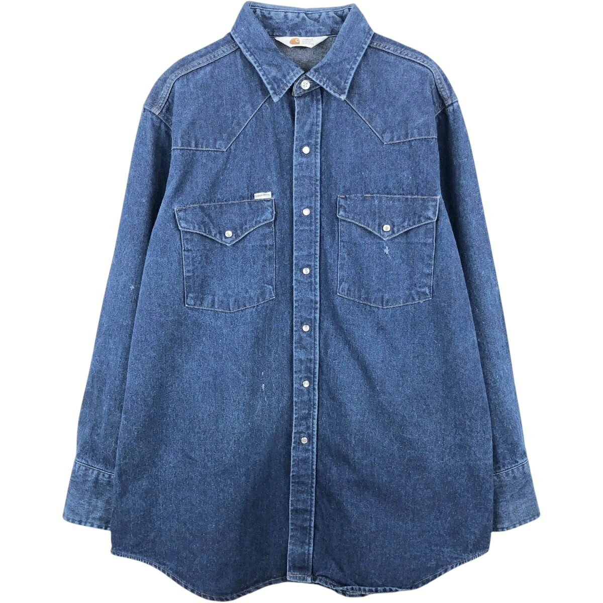 Carhartt/カーハート 長袖 デニムウエスタンシャツ