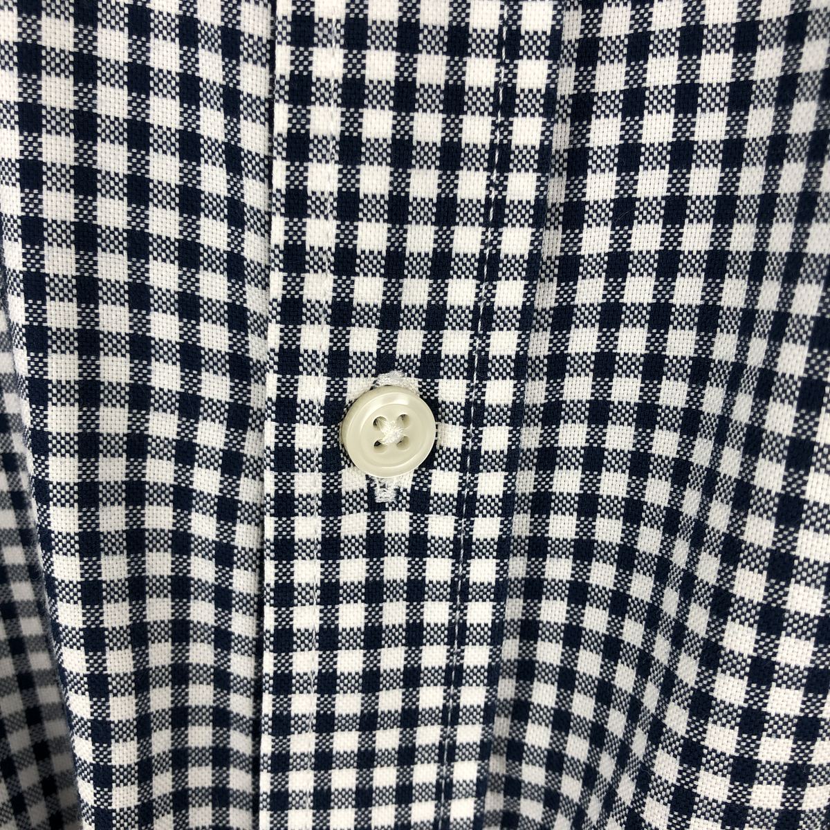 BANANA REPUBLIC/バナナリパブリック UNTUCKED FIT 長袖 ボタンダウンチェックシャツ