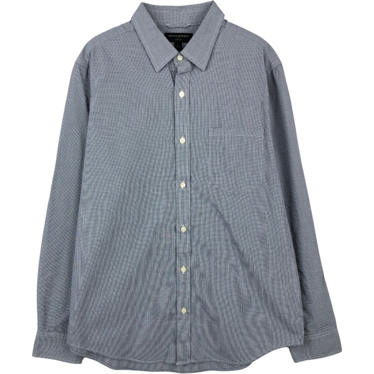 BANANA REPUBLIC/バナナリパブリック 長袖 コットンチェックシャツ