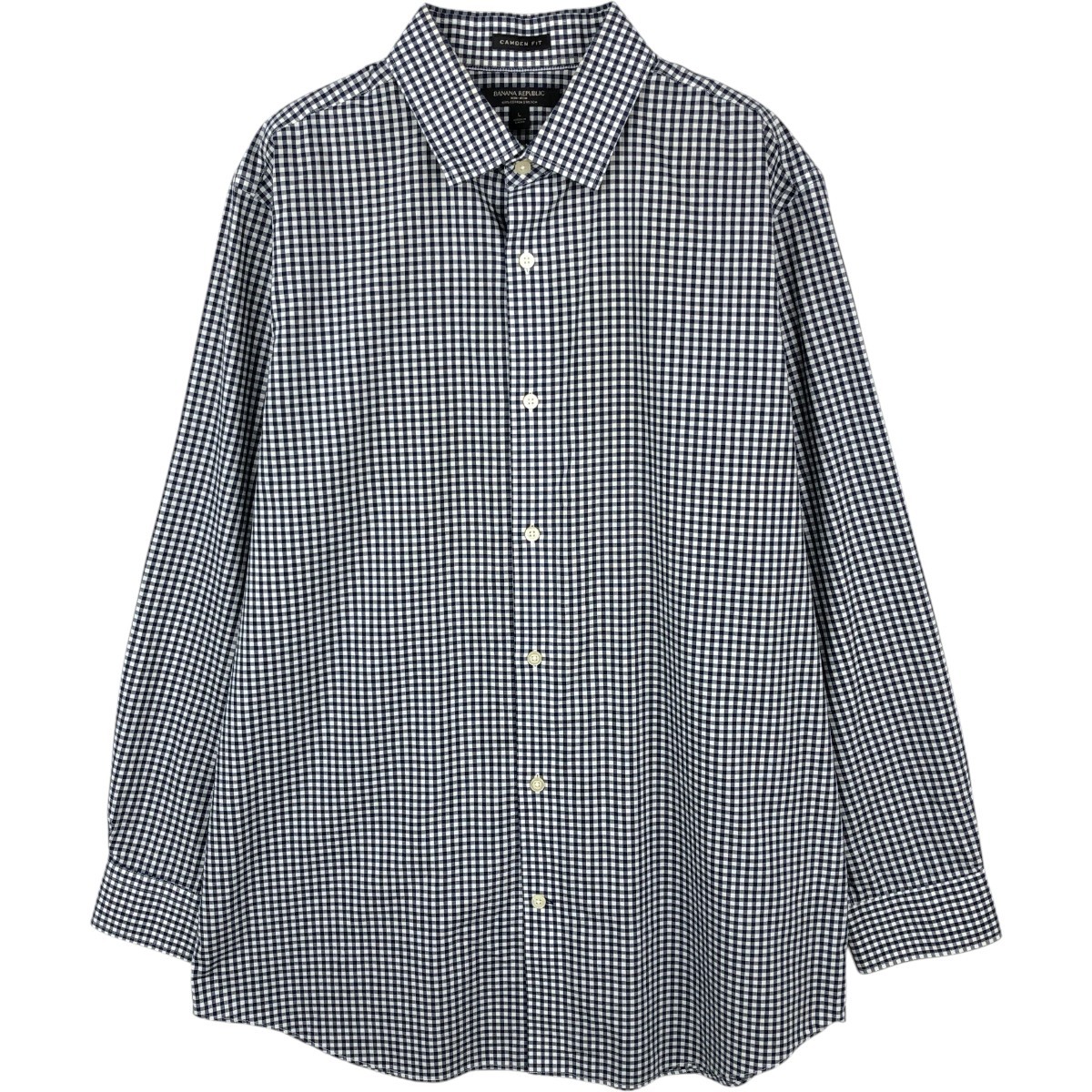 BANANA REPUBLIC/バナナリパブリック CAMDEN FIT 長袖 コットンチェックシャツ