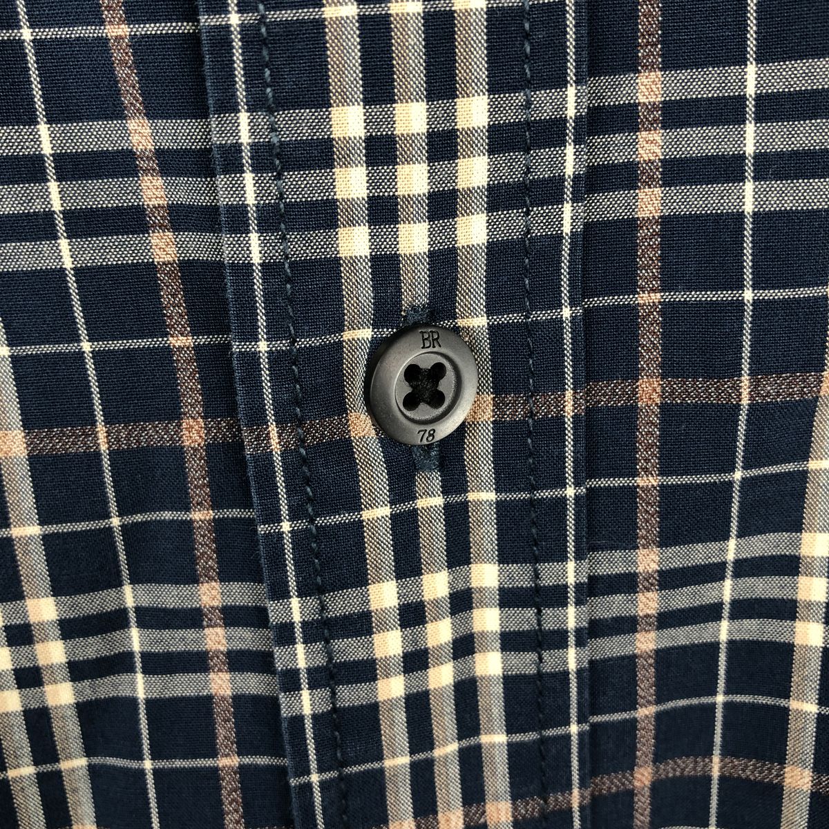 BANANA REPUBLIC/バナナリパブリック TAILORED SLIM FIT 長袖 チェックシャツ