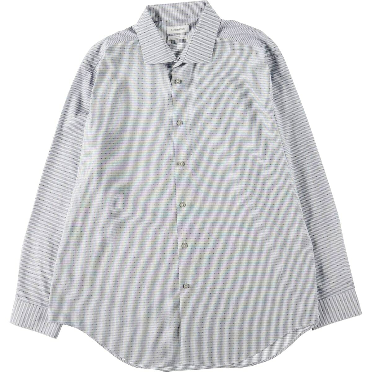 Calvin klein/カルバンクライン 長袖 コットンチェックシャツ