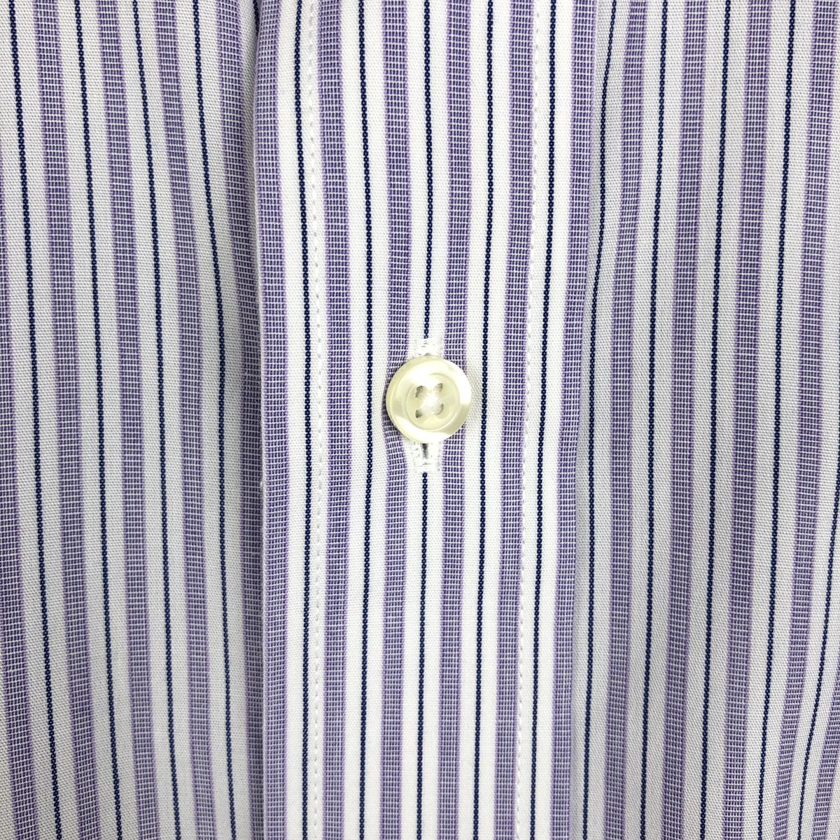 古着 ブルックスブラザーズ Brooks Brothers Est.1818 ワイドカラー 長袖 コットンストライプシャツ メンズL相当 /eaa662853 【中古】 【260816】
