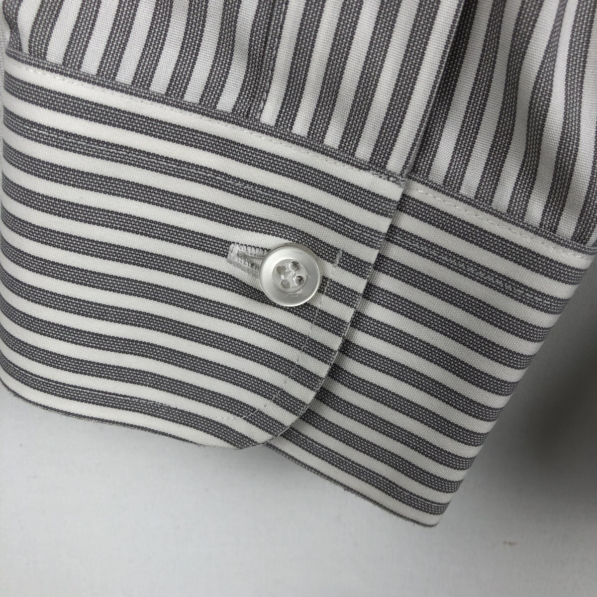 古着 ブルックスブラザーズ Brooks Brothers Est.1818 ワイドカラー 長袖 コットンストライプシャツ メンズL相当 /eaa662861 【中古】 【260816】