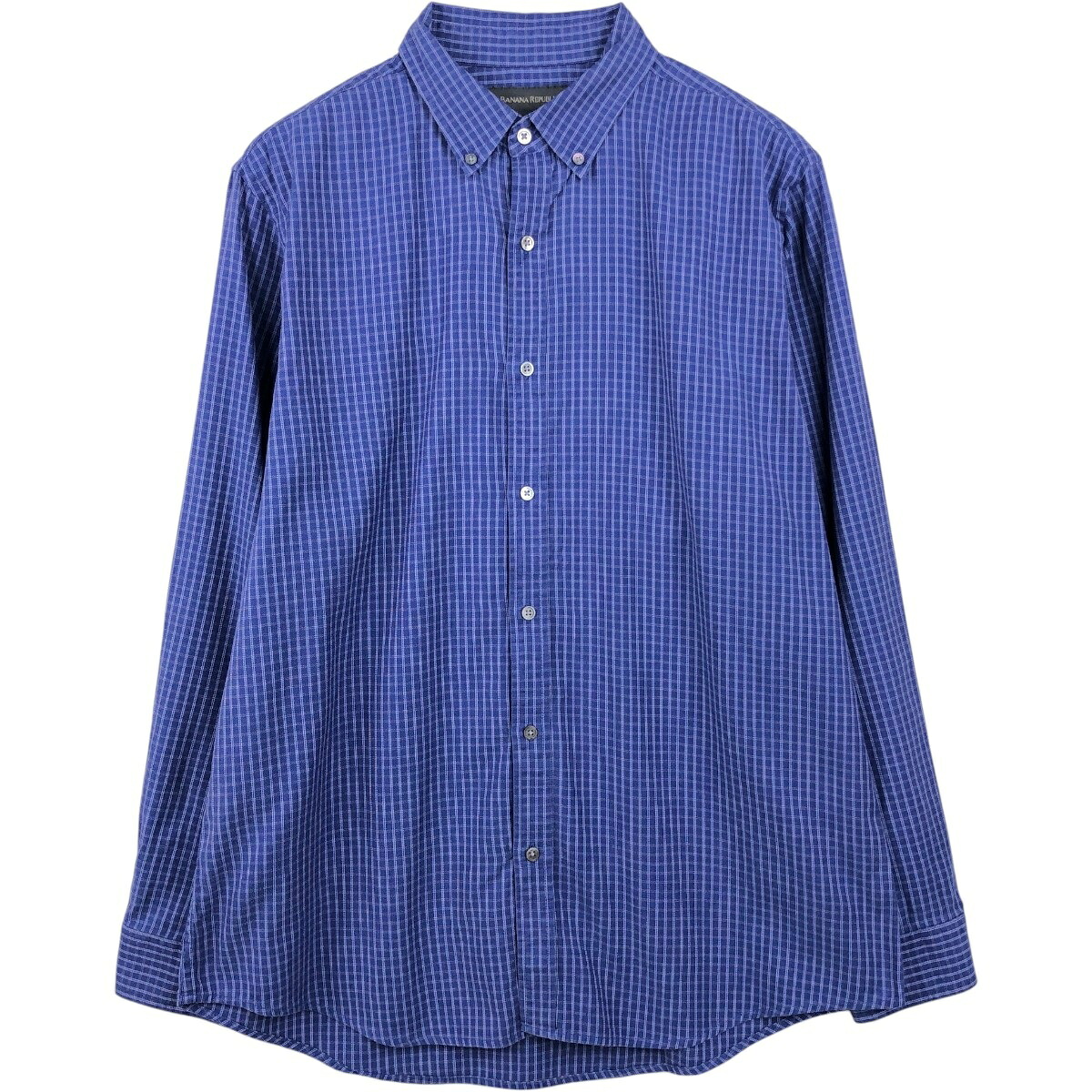 BANANA REPUBLIC/バナナリパブリック 長袖 ボタンダウンチェックシャツ