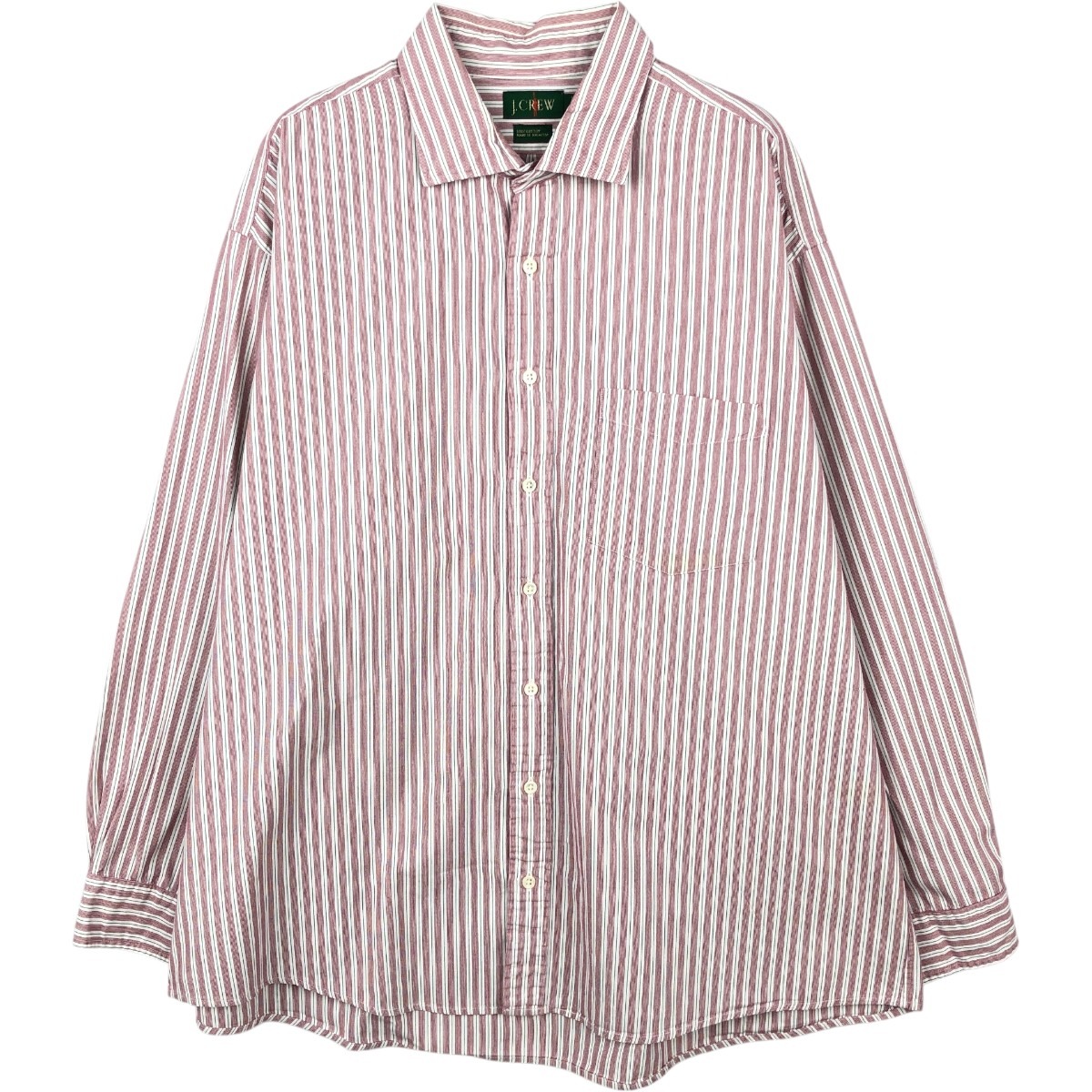 J.Crew/ジェイクルー 長袖 コットンストライプシャツ