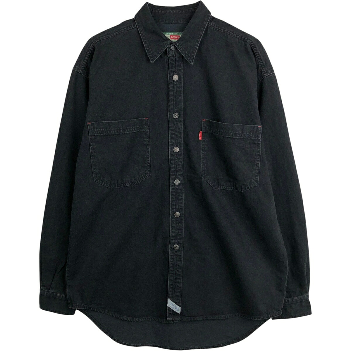 Levi's/リーバイス 60560-1361 長袖 ブラックデニムシャツ