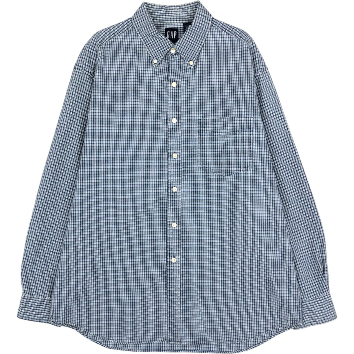 GAP/ギャップ オールドギャップ 長袖 ボタンダウンチェックシャツ
