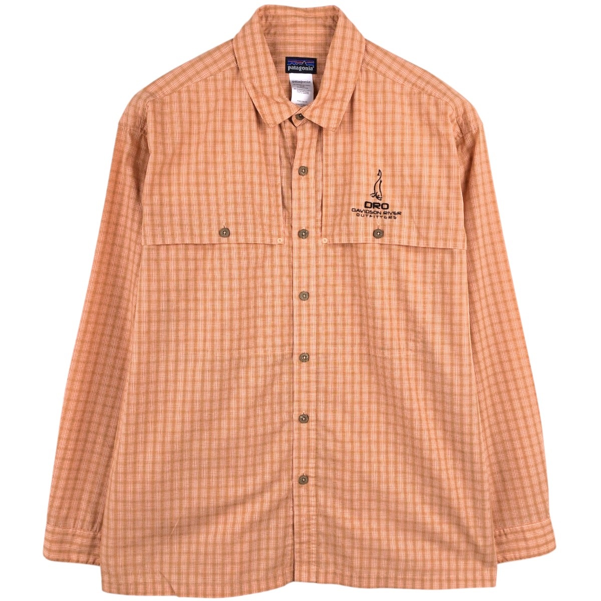 Patagonia/パタゴニア 52178S9 ロングスリーブ アイランド ホッパー シャツ 長袖 ポリコットンシャツ