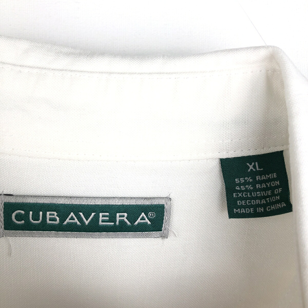 CUBAVERA 長袖 メキシカンシャツ キューバシャツ