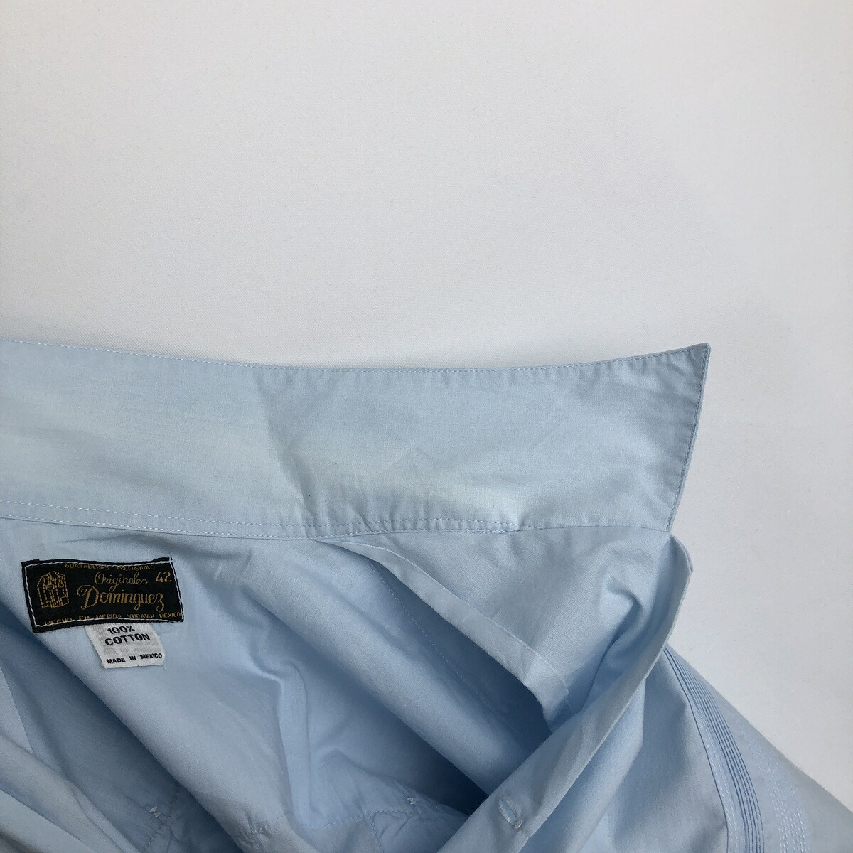 古着 Dominguez オープンカラー 長袖 メキシカンシャツ キューバシャツ ボックスシャツ メンズL相当 /eaa663039 【中古】 【260811】