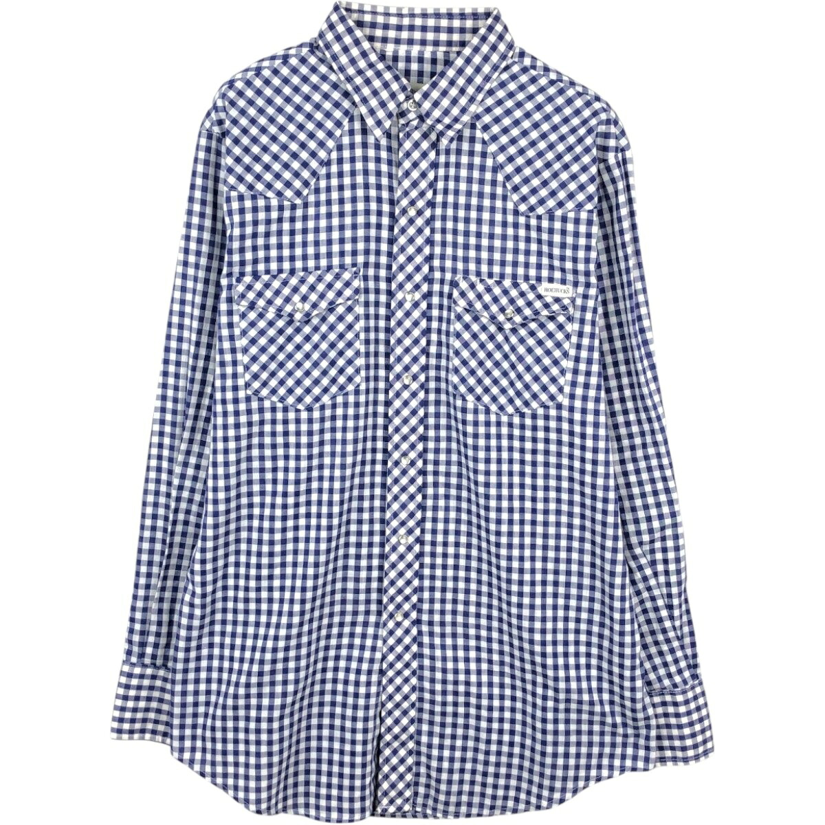 Sears/シアーズ ROEBUCKS ローバックス 長袖 ウエスタンシャツ