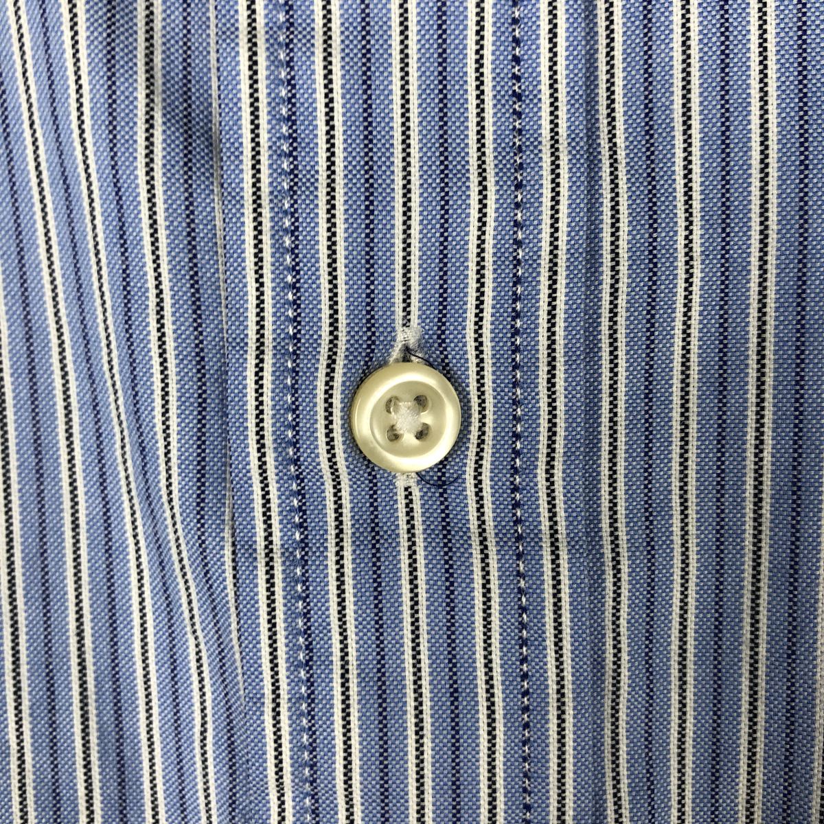 古着 ラルフローレン Ralph Lauren SLIM FIT マルチストライプ 長袖 ボタンダウンストライプシャツ メンズL相当 /eaa663256 【中古】 【260814】