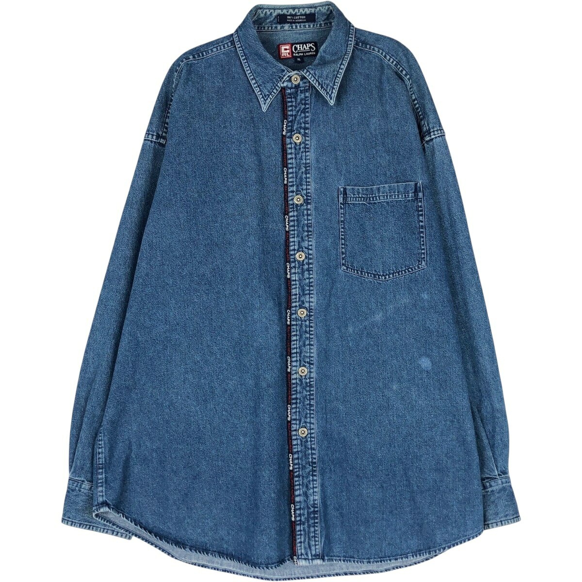 Ralph Lauren/ラルフローレン CHAPS チャップス 長袖 デニムシャツ