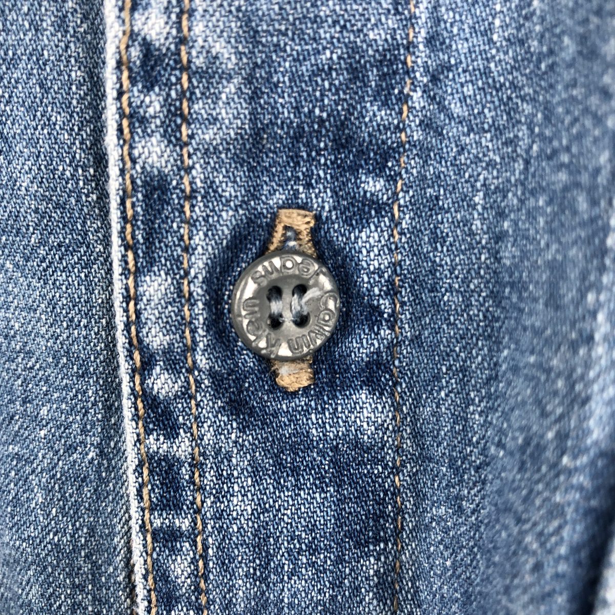 Calvin klein/カルバンクライン JEANS デニム スタンドカラーシャツ