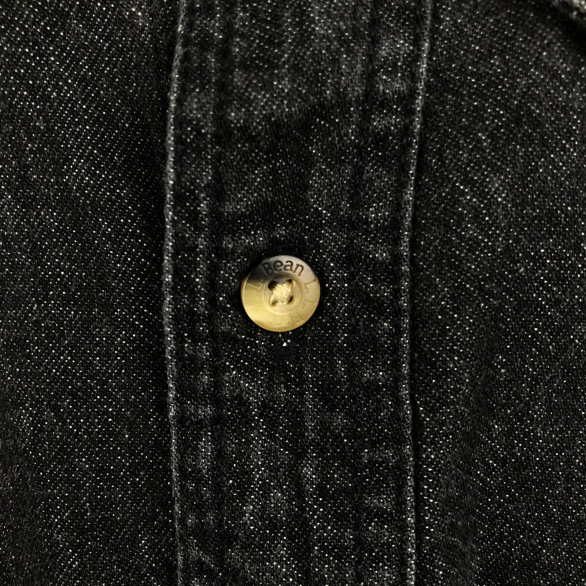 L.L.Bean/エルエルビーン 長袖 ブラックデニムシャツ