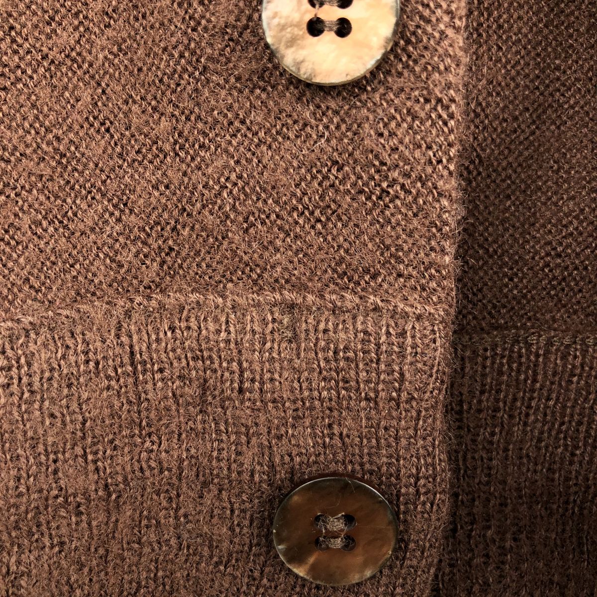 LORD JEFF アクリルニットカーディガン