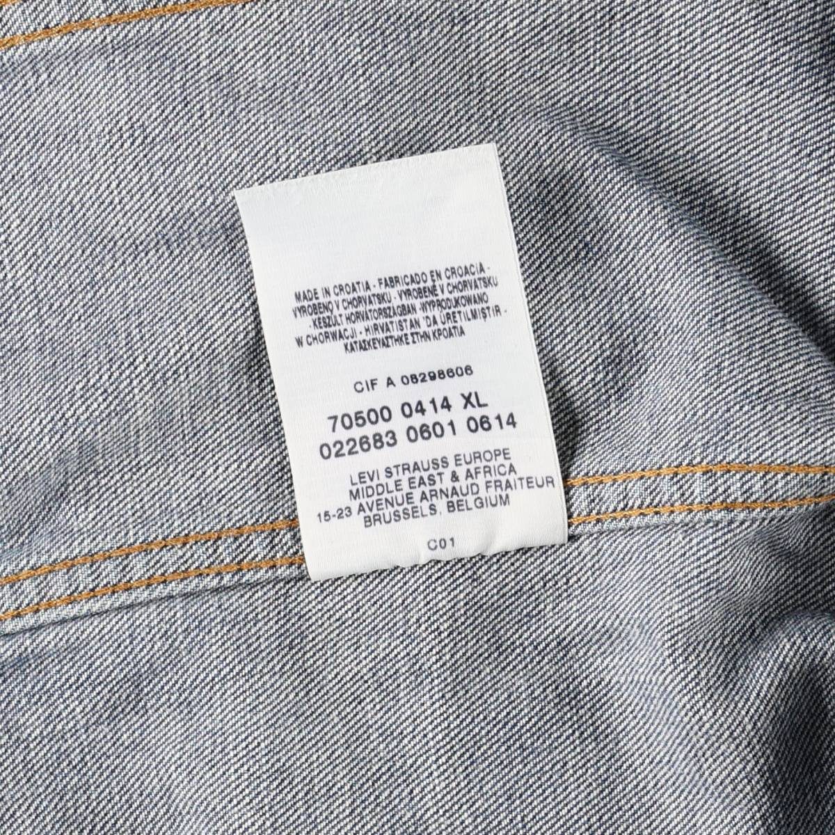 Levi's/リーバイス 70500-0414 ユーロモデル デニムジャケット Gジャン