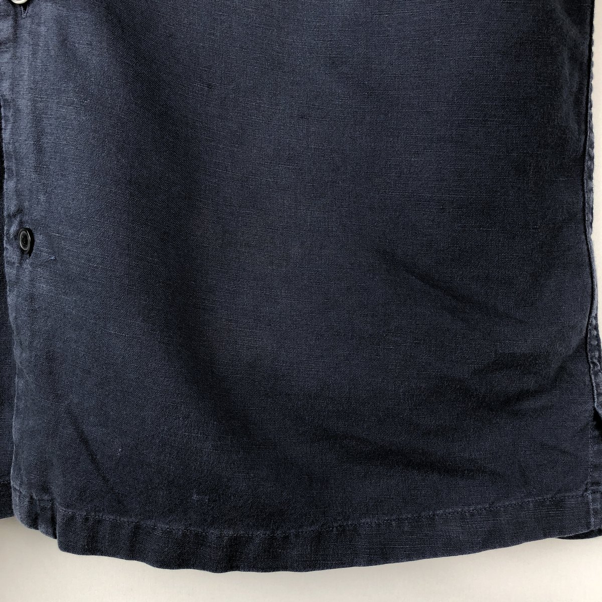 Abercrombie&Fitch/アバクロンビーアンドフィッチ 半袖 オープンカラー リネンシャツ