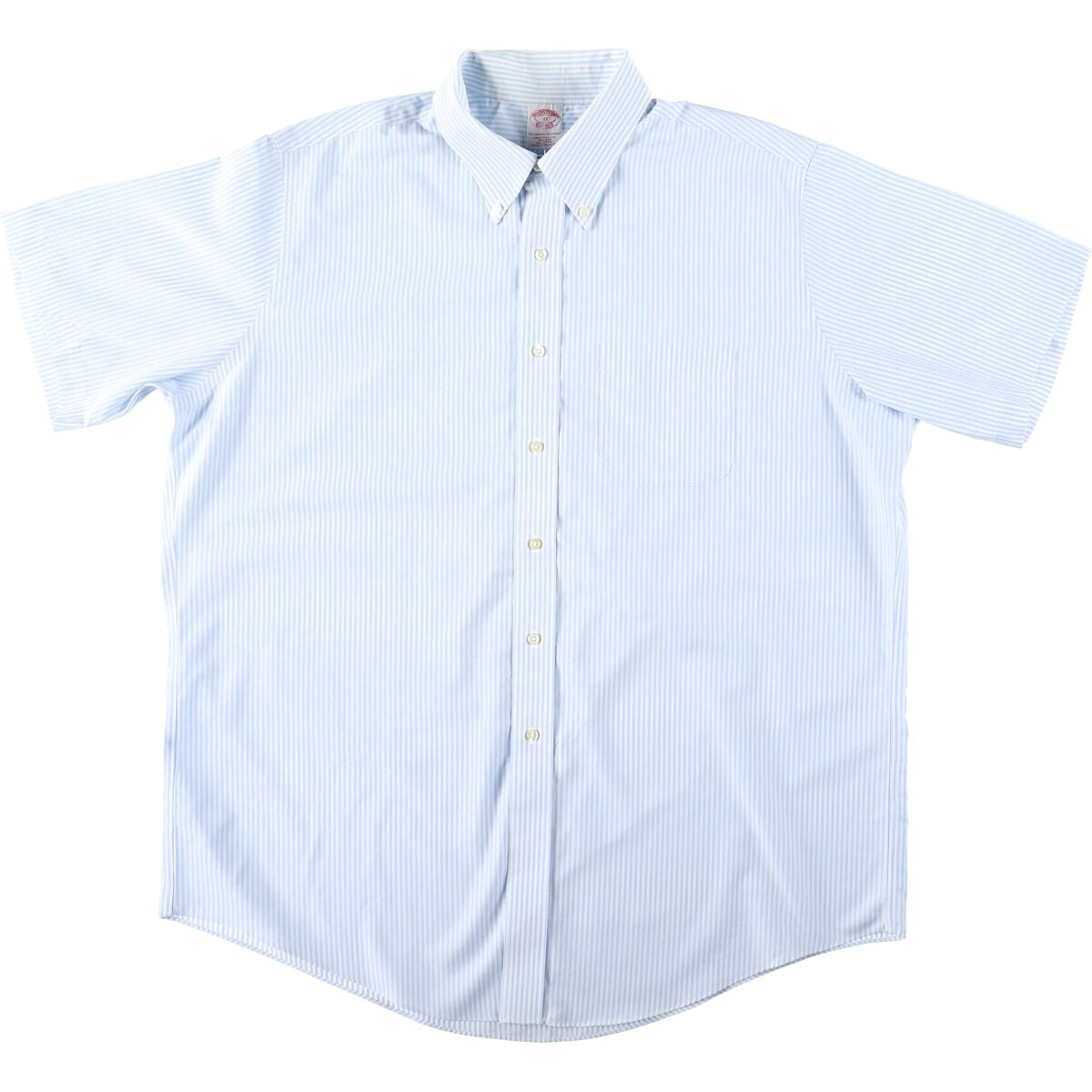 Brooks Brothers/ブルックスブラザーズ Est.1818 半袖 ボタンダウン ストライプシャツ