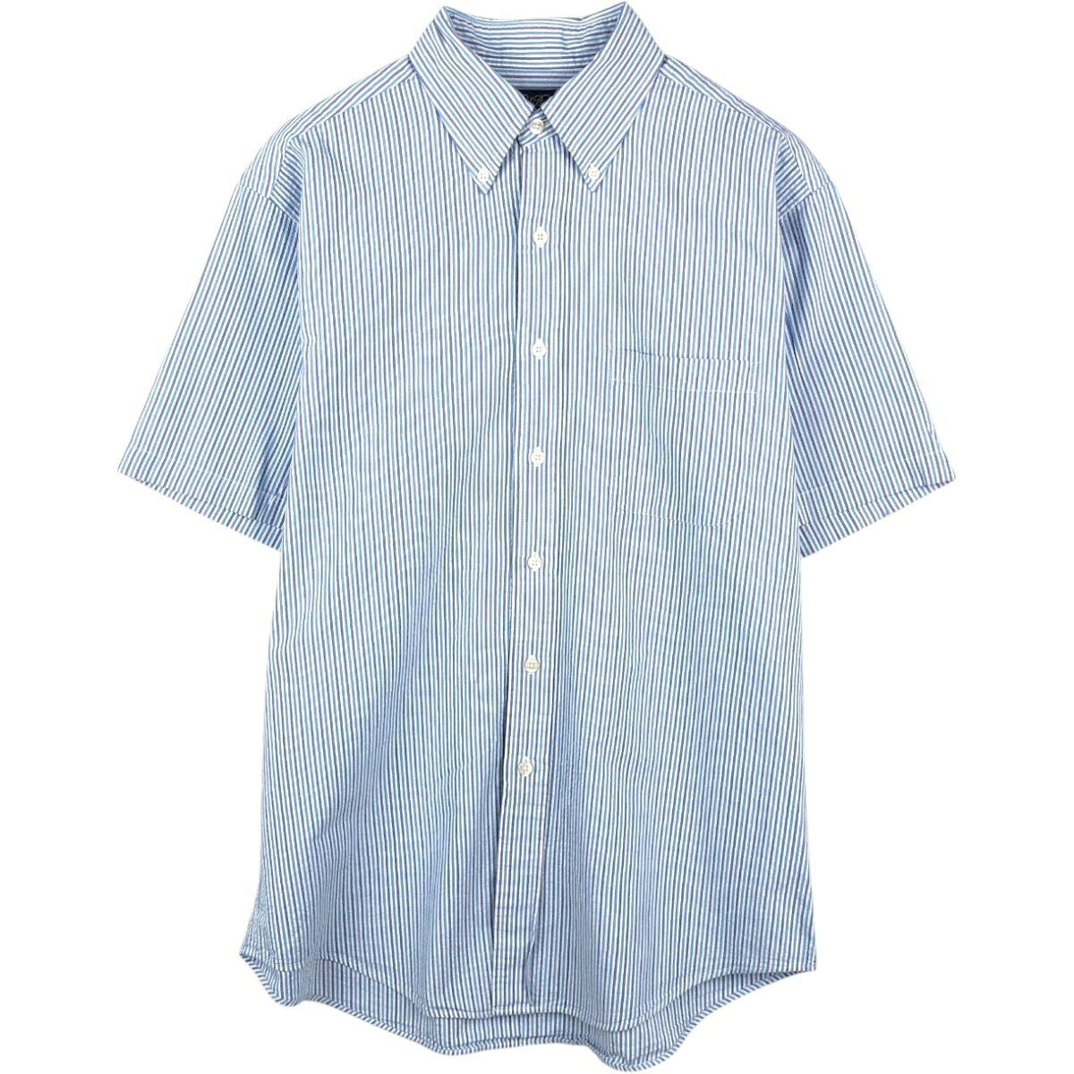 Brooks Brothers/ブルックスブラザーズ Est.1818 半袖 ボタンダウン ストライプシャツ