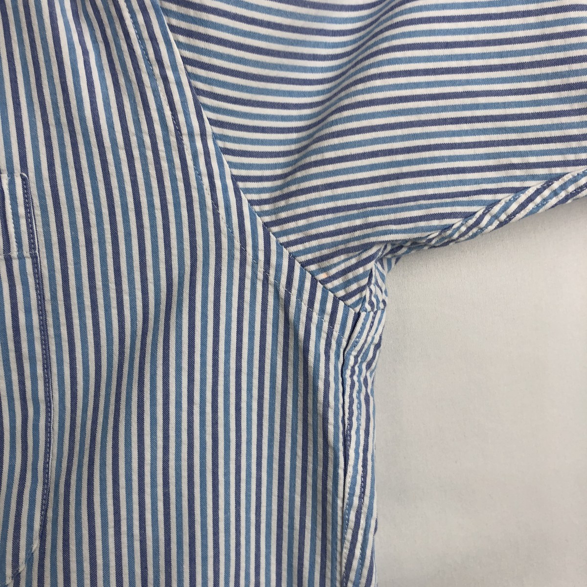 Brooks Brothers/ブルックスブラザーズ Est.1818 半袖 ボタンダウン ストライプシャツ